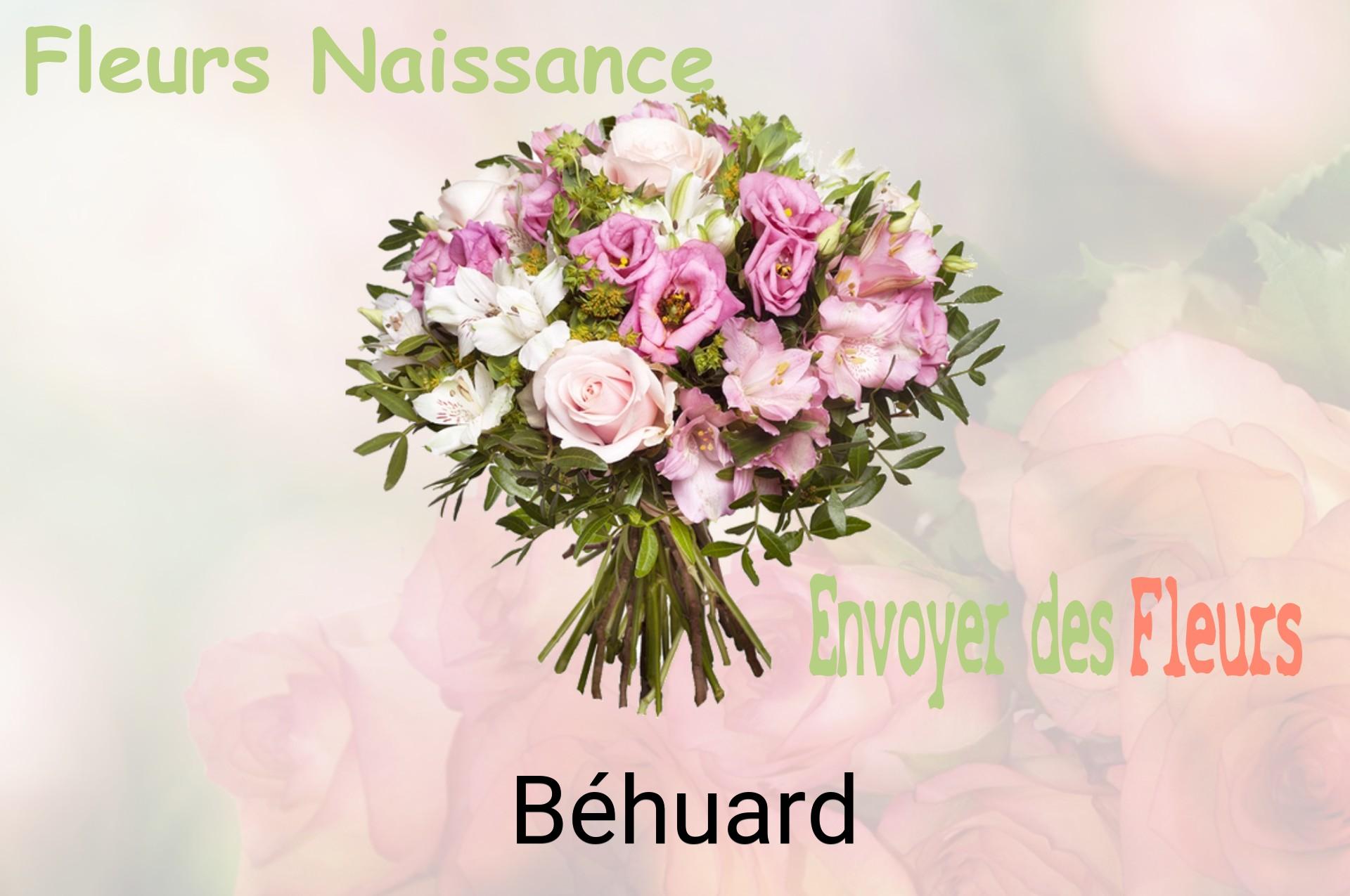 Bouquet de fleurs de naissance livré à Béhuard